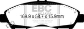 EBC 2017+ GMC Acadia (2nd Gen) 2.5L Greenstuff Front Brake Pads