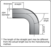 HKS Universal Aluminum Bend - 70mm - 30 Deg -1.0D