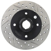 StopTech 99-02 VW Cabrio/Cabriolet / 89-81 Corrado / 93-98 Golf GL Slotted & Drilled Left Rear Roto