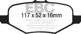 EBC 13+ Ford Explorer 3.5 Twin Turbo 4WD Extra Duty Rear Brake Pads
