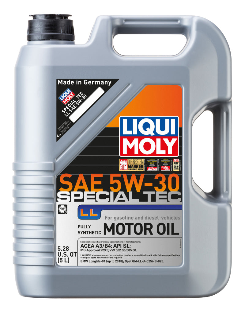 LIQUI MOLY 5L Special Tec LL Motor Oil SAE 5W30 LIQUI MOLY 5L Special Tec LL Motor Oil SAE 5W30