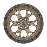 Weld Off-Road W106 18X9 Ledge 6X135 ET-12 BS4.50 Satin Bronze / Black Ring 87.1