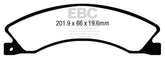 EBC 12+ Nissan NV 1500 Extra Duty Rear Brake Pads