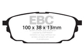 EBC 01-04 Mazda Protege 2.0 (Rear Rotors) Yellowstuff Rear Brake Pads