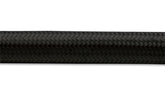 Vibrant -6 AN Black Nylon Braided Flex Hose (10 foot roll)