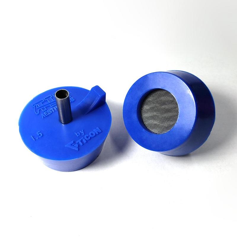 Ticon Industries Tig Aesthetics 1.5in Pipe / 1.5in Header Silicone Purge Plug - Blue Ticon Industries Tig Aesthetics 1.5in Pipe / 1.5in Header Silicone Purge Plug - Blue