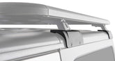 Rhino-Rack 07-18 Jeep Wrangler 2 Door SUV Heavy Duty RLT600 2 Bar Backbone Roof Rack - Silver