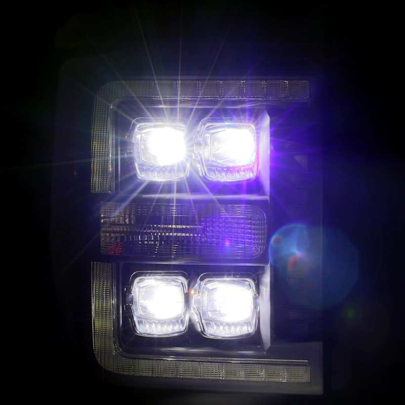 AlphaRex 11-16 Ford F-350 SD NOVA LED Proj Headlights Plank Style Alpha Blk w/Activ Light/Seq Signal AlphaRex 11-16 Ford F-350 SD NOVA LED Proj Headlights Plank Style Alpha Blk w/Activ Light/Seq Signal