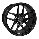 Enkei TY5 18x8 5x100 45mm Offset 72.6mm Bore Black Wheel
