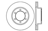 StopTech 00-06 Toyota Tundra / 01-07 Toyota Sequoia Front Right Slotted & Drilled Rotor