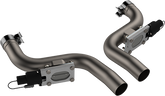 QTP 11-18 Dodge Challenger/Charger 5.7L 2.5in 304SS Aggressor Cutout Dual Mid Pipes