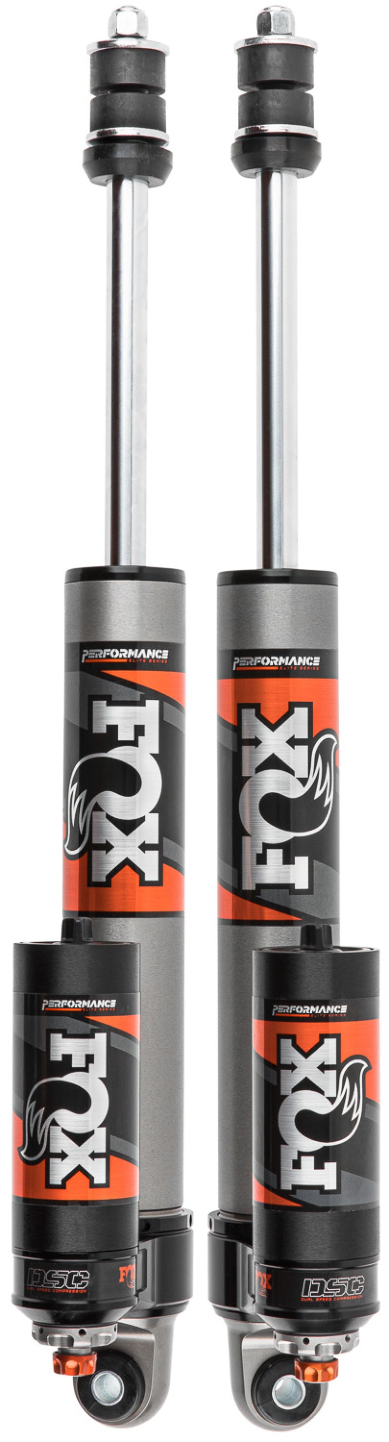 Fox 14-22 Ram 2500 4WD 0-1.5in Lift Rear Performance Elite Series 2.5 Reservoir Shocks - Adjustable Fox 14-22 Ram 2500 4WD 0-1.5in Lift Rear Performance Elite Series 2.5 Reservoir Shocks - Adjustable