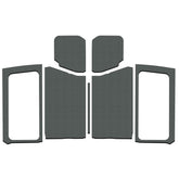 DEI 18-23 Jeep Wrangler JL 2-Door Boom Mat Complete Headliner Kit - 7 Piece - White