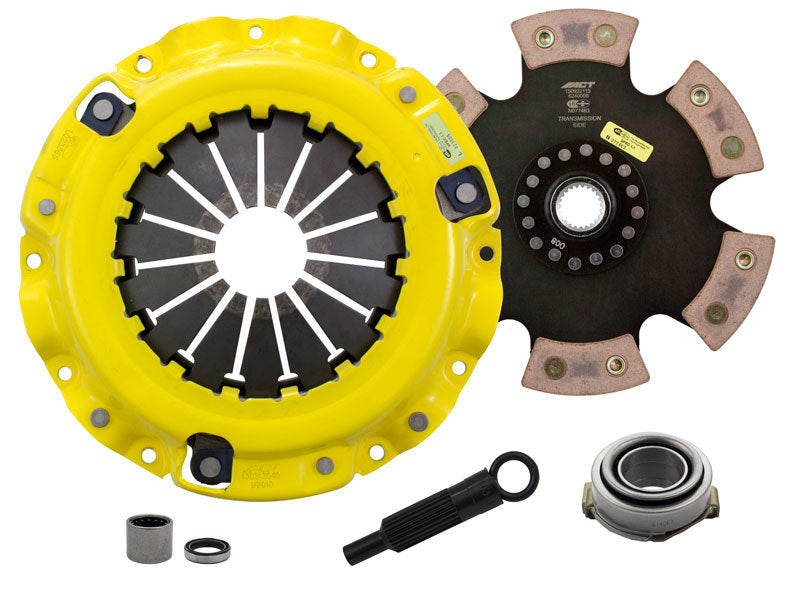 ACT 1987 Mazda RX-7 HD/Race Rigid 6 Pad Clutch Kit ACT 1987 Mazda RX-7 HD/Race Rigid 6 Pad Clutch Kit