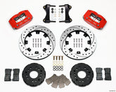 Wilwood Dynapro Radial Front Kit 12.19in Drilled Red 95-99 Mitsubishi Eclipse (*Line Kit Needed*)