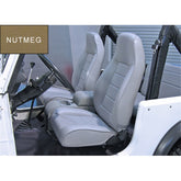 Rugged Ridge High-Back Front Seat Reclinable Nutmeg 76-02 CJ&Wran