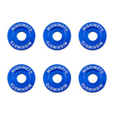 Mishimoto Large Fender Washer Kit (6pcs) - Blue