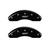 MGP 4 Caliper Covers Engraved Front Honda Engraved Rear H Logo Black finish silver ch