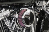 K&N Street Metal Intake System - Hammer- Chrome Intake System-Harley Davidson