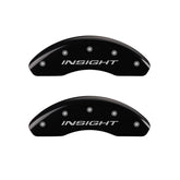 MGP 4 Caliper Covers Engraved Front & Rear MGP Black finish silver ch