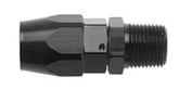 Fragola -10AN Straight Hose End x 3/4 NPT - Black