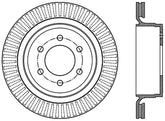 StopTech 12-14 Ford F-150 w/ 6 Lug Rear Left Slotted Sport Cryo Brake Rotor