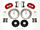 Wilwood Narrow Superlite 4R Front Hat Kit 12.88in Red 2007-Up Jeep Wrangler