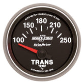 Autometer Sport-Comp II Short Sweep Electronic 100-250 Deg F Transmission Temp Gauge