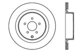StopTech 09 Infiniti FX50 SportStop Slotted & Drilled Rear Left Rotor
