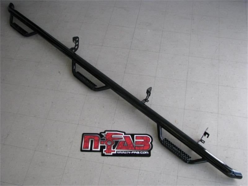 N-Fab Nerf Step 09-15.5 Dodge Ram 1500 Crew Cab 5.7ft Bed - Gloss Black - Bed Access - 3in N-Fab Nerf Step 09-15.5 Dodge Ram 1500 Crew Cab 5.7ft Bed - Gloss Black - Bed Access - 3in