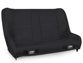 PRP Jeep CJ-7/Wrangler YJ Elite Series Rear Bench- Black Vinyl