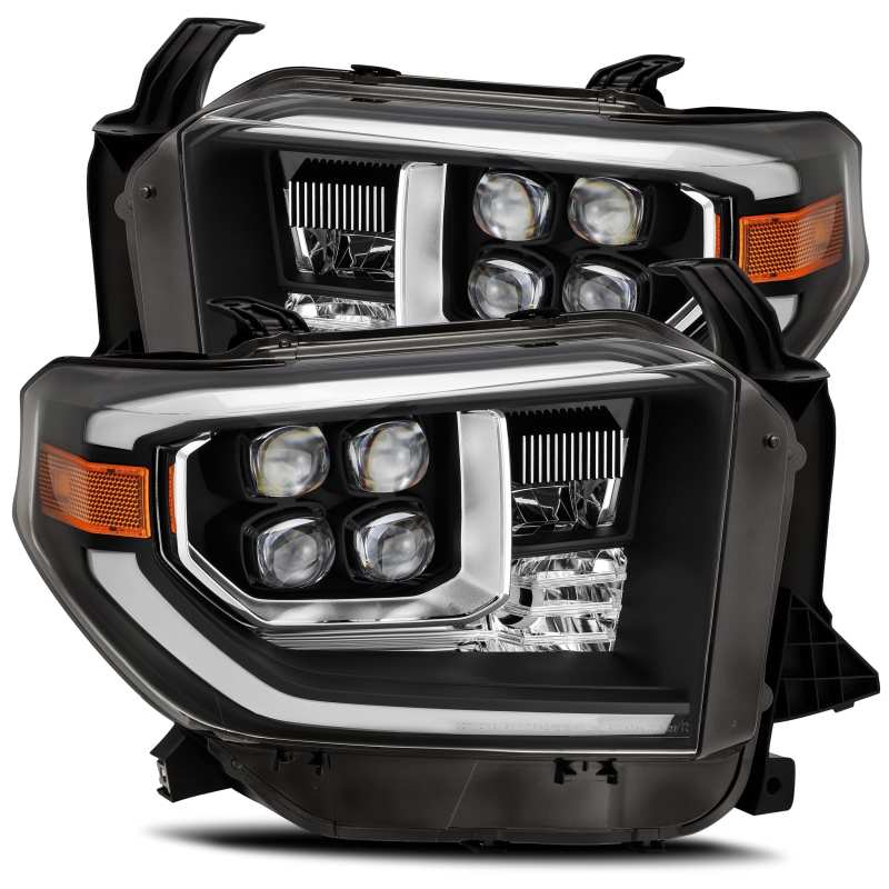 AlphaRex 14-20 Toyota Tundra NOVA LED Proje Headlights Plank Style Black w/Activation Light AlphaRex 14-20 Toyota Tundra NOVA LED Proje Headlights Plank Style Black w/Activation Light