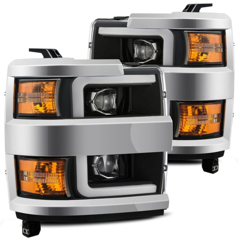 AlphaRex 15-19 Chevy 2500HD PRO-Series Proj Headlights Plank Style Blk w/Activ Light/Seq Signal/DRL AlphaRex 15-19 Chevy 2500HD PRO-Series Proj Headlights Plank Style Blk w/Activ Light/Seq Signal/DRL