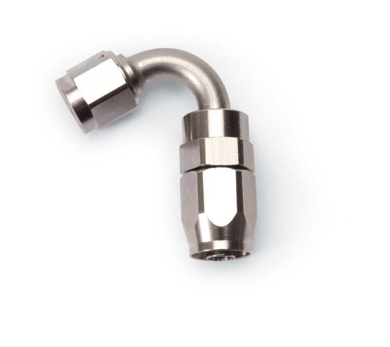 Russell Performance -10 AN Endura 120 Degree Full Flow Swivel Hose End (With 15/16in Radius) Russell Performance -10 AN Endura 120 Degree Full Flow Swivel Hose End (With 15/16in Radius)