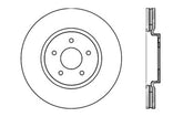 StopTech Nissan 370z / Infiniti G37 SportStop Cryo Drilled Front Left Rotor
