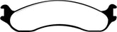 EBC 98-03 Dodge B250 B2500 Cargo 2500 Van 3/4 Ton Greenstuff Front Brake Pads