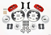 Wilwood Dynapro 6 Front Hub Kit 12.19in Red 79-87 GM G Body