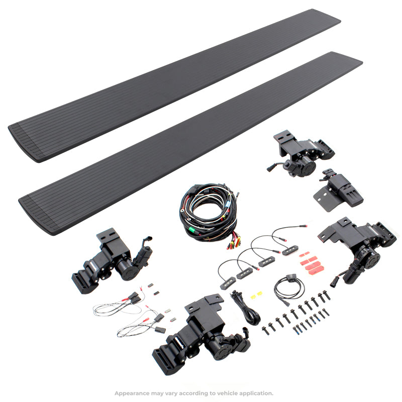 Go Rhino 19-23 Chev Silverado 1500 & 20-23 25/3500HD CC 4dr E-BOARD E1 Running Board Kit - Tex. Blk Go Rhino 19-23 Chev Silverado 1500 & 20-23 25/3500HD CC 4dr E-BOARD E1 Running Board Kit - Tex. Blk