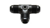 Vibrant -8AN to -8AN Male Tee Adapter Fitting with 1/8in NPT Port
