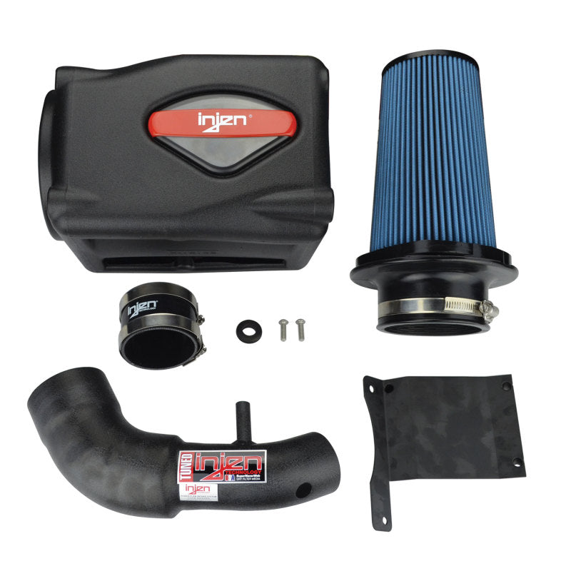 Injen 07-09 Wrangler 3.8L V6 w/ Box Wrinkle Black Power-Flow Air Intake System Injen 07-09 Wrangler 3.8L V6 w/ Box Wrinkle Black Power-Flow Air Intake System