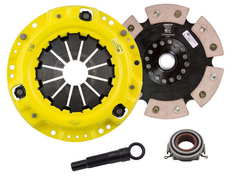ACT 1986 Toyota Corolla HD/Race Rigid 6 Pad Clutch Kit ACT 1986 Toyota Corolla HD/Race Rigid 6 Pad Clutch Kit