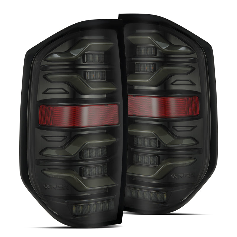 AlphaRex 14-21 Toyota Tundra LUXX LED Taillights Alpha Blk w/Activ Light/Seq Signal AlphaRex 14-21 Toyota Tundra LUXX LED Taillights Alpha Blk w/Activ Light/Seq Signal