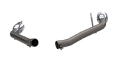 QTP 10-13 Chevrolet Camaro SS 6.2L 304SS Eliminator Muffler Delete Axle Back Exhaust w/4.5in Tips