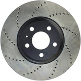 StopTech Power Slot 09-10 Audi A4/A4 Quattro / 08-10 A5 / 10 S4 Front Right Drilled Rotor