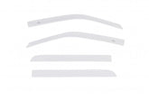 AVS 20-22 Ford F-150 (Incl. Raptor) Supercrew Low Profile Color Match Ventvisors 4pc - Oxford White