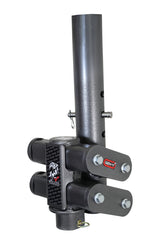 Gen-Y Pegasus Torsion-Flex Low Profile 5in Offset 4in RD Tube Gooseneck 2-5/16in Coupler Std Height