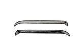 AVS 87-95 Jeep Wrangler (Excl. Rag Top) Ventshade Window Deflectors 2pc - Stainless