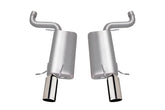 Gibson 06-08 Cadillac STS V 4.4L 2.5in Axle-Back Dual Exhaust - Stainless