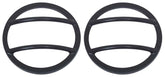 Kentrol 07-18 Jeep Wrangler JK Fog Light Cover Pair - Textured Black