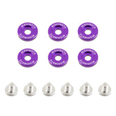 Mishimoto Small Fender Washer Kit (6pcs) - Purple